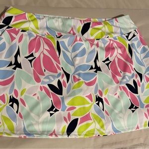 Tommy Bahama Pink and Blue Mini A-Line Skorts